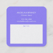 Spielen wir die Rainbow Playdate Mommy Calling Car Telefonnummerkarte (Rückseite)