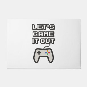 Spielen wir es aus fußmatte