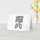 Spielen wir es aus karte (Gelbe Blume)