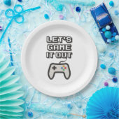 Spielen wir es aus pappteller (Party)