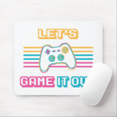 Spielen wir es aus - Retro-Stil Mousepad (Mit Mouse)