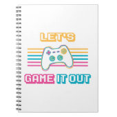 Spielen wir es aus - Retro-Stil Notizblock (Vorderseite)