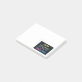 Spielen wir es aus - Retro-Stil Post-it Klebezettel (angewinkelt)
