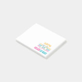 Spielen wir es aus - Retro-Stil Post-it Klebezettel (angewinkelt)