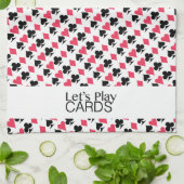 Spielen wir Karten Küchentücher (Gefaltet)