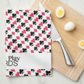 Spielen wir Karten Küchentücher (Viertel Falte)