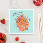 Spielen wir Pickleball Y'all Party Paper Napkins Serviette (Beispiel)