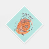 Spielen wir Pickleball Y'all Party Paper Napkins Serviette (Ecke)