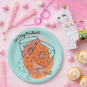 Spielen wir Pickleball Y'all Party Paper Teller (Party)