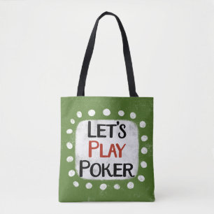 Spielen wir Poker Tote Bag Tasche