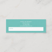 Spielen wir Rainbow Playdate Parent Networking Min Telefonnummerkarte (Rückseite)