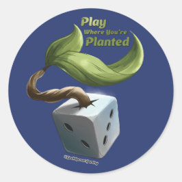 Spielen, wo du gestapelte Aufkleber bist