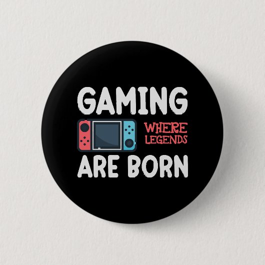 Spielen, wo Legenden geboren sind Button (Vorderseite)