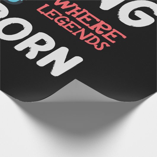 Spielen, wo Legenden geboren sind Geschenkpapier (Ecke)