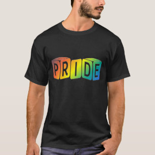 Spielen Würfel Regenbogen-Design Pride Baby T-Shir T-Shirt