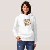 Spielend "Dies ist mein Hundefell-Shirt" Zitat Des Hoodie (Vorne ganz)