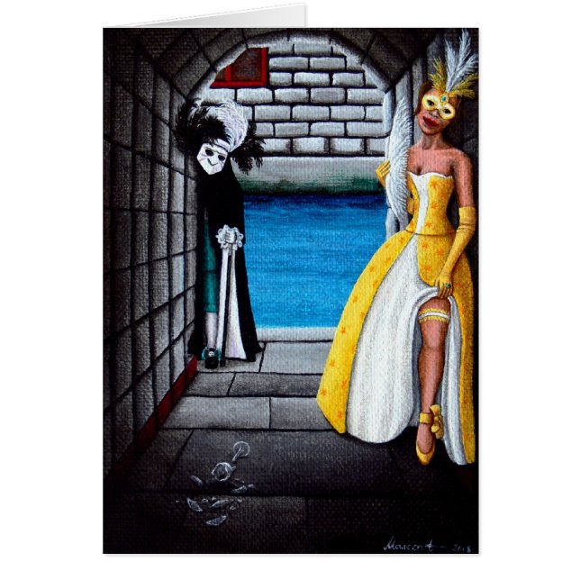 "Spielend mit Eifersucht " (Vorne)