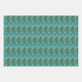 Spielend und einzigartig hell farbenfroh zum Gebur Geschenkpapier Set (Vorderseite)