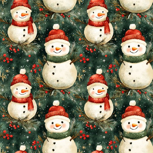 Spielend Wasserfarbe Schneemann Deep Sage Green Re Fleecedecke