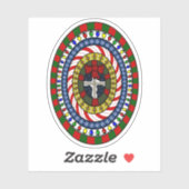 Spielend Weihnachtskleber Aufkleber (Blatt)