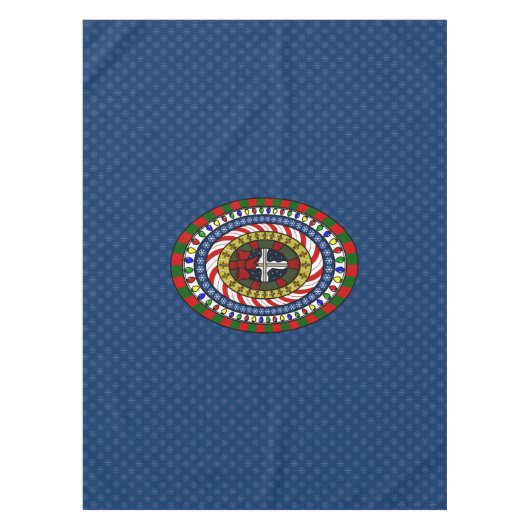 Spielend Weihnachtslieder Tischdecke (Vorderseite)