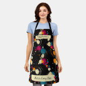 Spielende Abstrakte Spritzer Schürze mit Individue (Getragen)