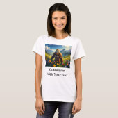 Spielende Bigfoot-Blume T-Shirt (Vorne ganz)