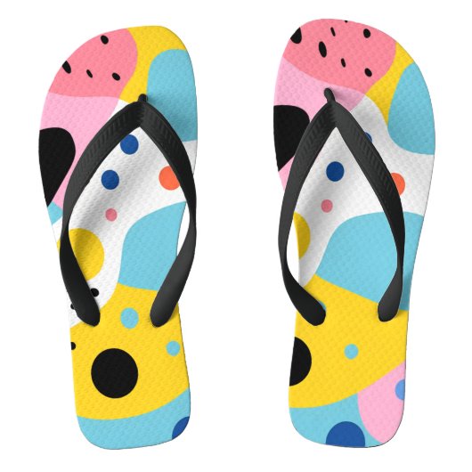 Spielende Bio Formen| Monogramm Badesandalen (Fußbett)
