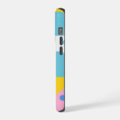 Spielende Bio Formen| Monogramm iPhone Hülle (Linke Seite)