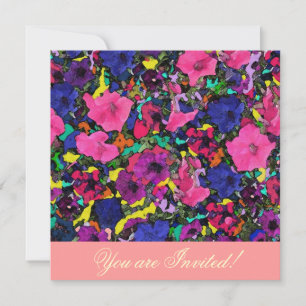 Spielende Blume ~ Einladungen