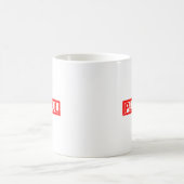 Spielende Briefmarke Kaffeetasse (Mittel)