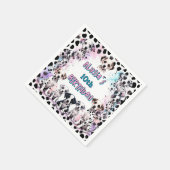 Spielende Dalmatiner Welpen Geburtstagsparty Serviette (Ecke)