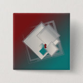 Spielende Fibonacci-Quadrate Button (Vorderseite)