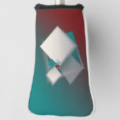 Spielende Fibonacci-Quadrate Golf Headcover (Rotieren 90)