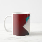 Spielende Fibonacci-Quadrate Kaffeetasse (Links)