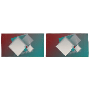 Spielende Fibonacci-Quadrate Kissenbezug