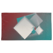 Spielende Fibonacci-Quadrate Kissenbezug (Vorderseite-Rechts)