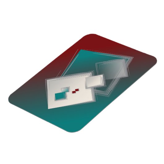 Spielende Fibonacci-Quadrate Magnet (Linke Seite)