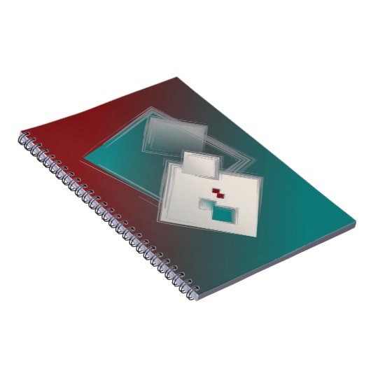 Spielende Fibonacci-Quadrate Notizblock (Rechte Seite)