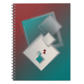 Spielende Fibonacci-Quadrate Notizblock (Vorderseite)