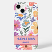 Spielende Geschenke für Teenager im Blumenchic Case-Mate iPhone Hülle (Rückseite)