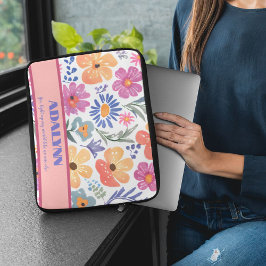 Spielende Geschenke für Teenager im Blumenchic Laptopschutzhülle