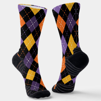 Spielende Halloween-Raute Socken