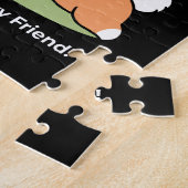 Spielende Hunde mit Blume Kronen - Fun Spring Them Puzzle (Seite)