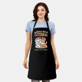 Spielende Hunde mit Blume Kronen - Fun Spring Them Schürze (Getragen)