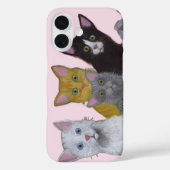 Spielende Kätzchen Case-Mate iPhone Hülle (Rückseite)