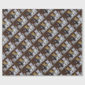 Spielende Kätzchen Geschenkpapier (Flach)