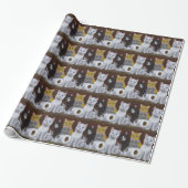 Spielende Kätzchen Geschenkpapier (Ungerollt)