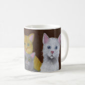 Spielende Kätzchen Kaffeetasse (VorderseiteRechts)