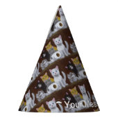 Spielende Kätzchen Partyhütchen (Links)